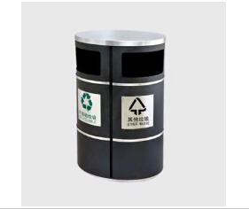 省体育局下单中星ZX-SN114椭圆商务垃圾桶到货