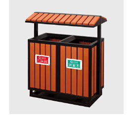 中星钢木垃圾桶进驻焦作云台山景区