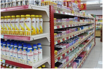 洛阳丹尼斯超市下单订购中星钢制大型货架